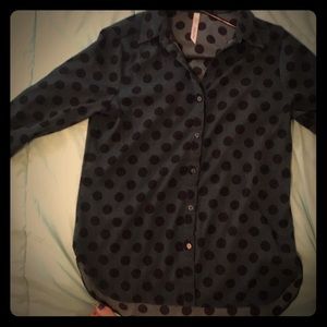 Polka dot blouse